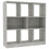 vidaXL Book Cabinet with 8 Large Compartments Concrete Grey Engineered Wood 1