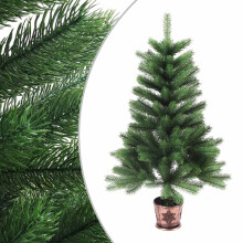 vidaXL Artificial Christmas Tree Lifelike Needles 90cm Green Xmas Decoration