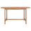 VidaXL vidaXL Solid Teak Wood Garden Table 150cm Kitchen Dining Room Picnic Table 1
