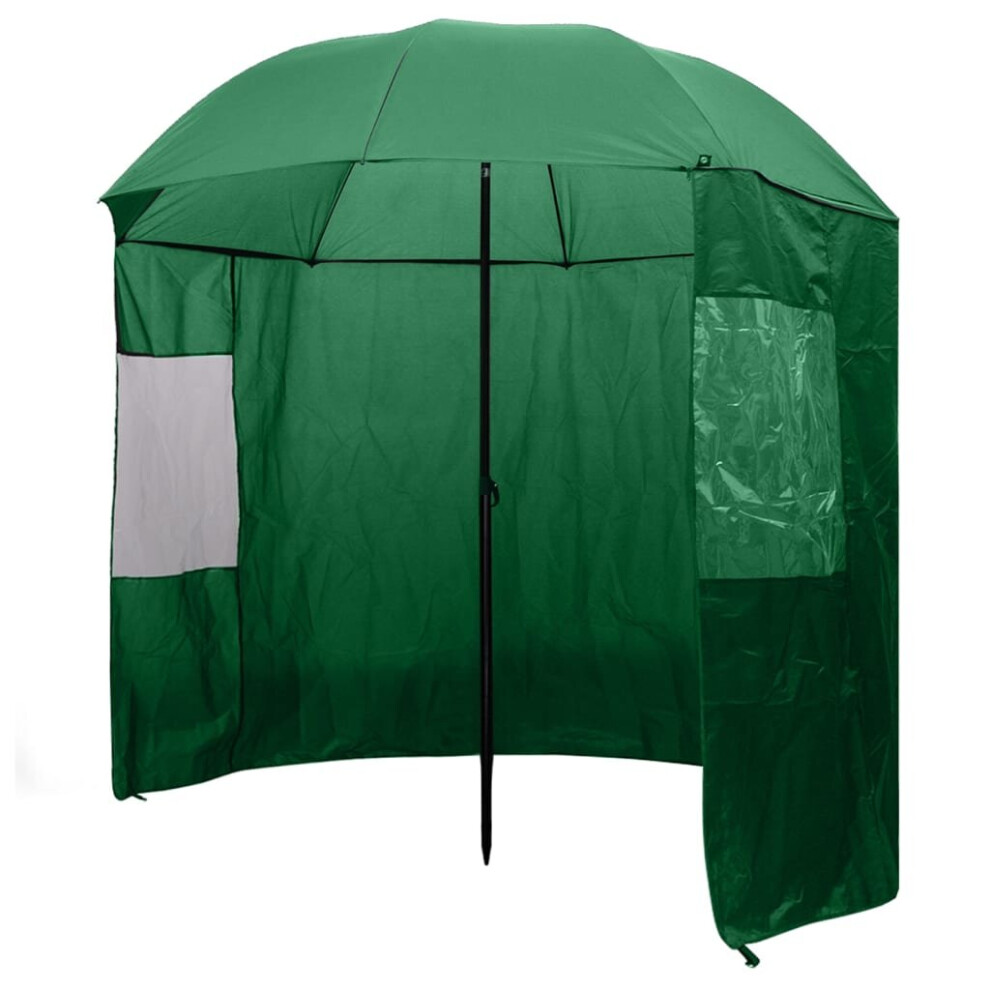 Fishing Umbrella Brolly Shelter Tent Angler Waterproof Side Top Protection