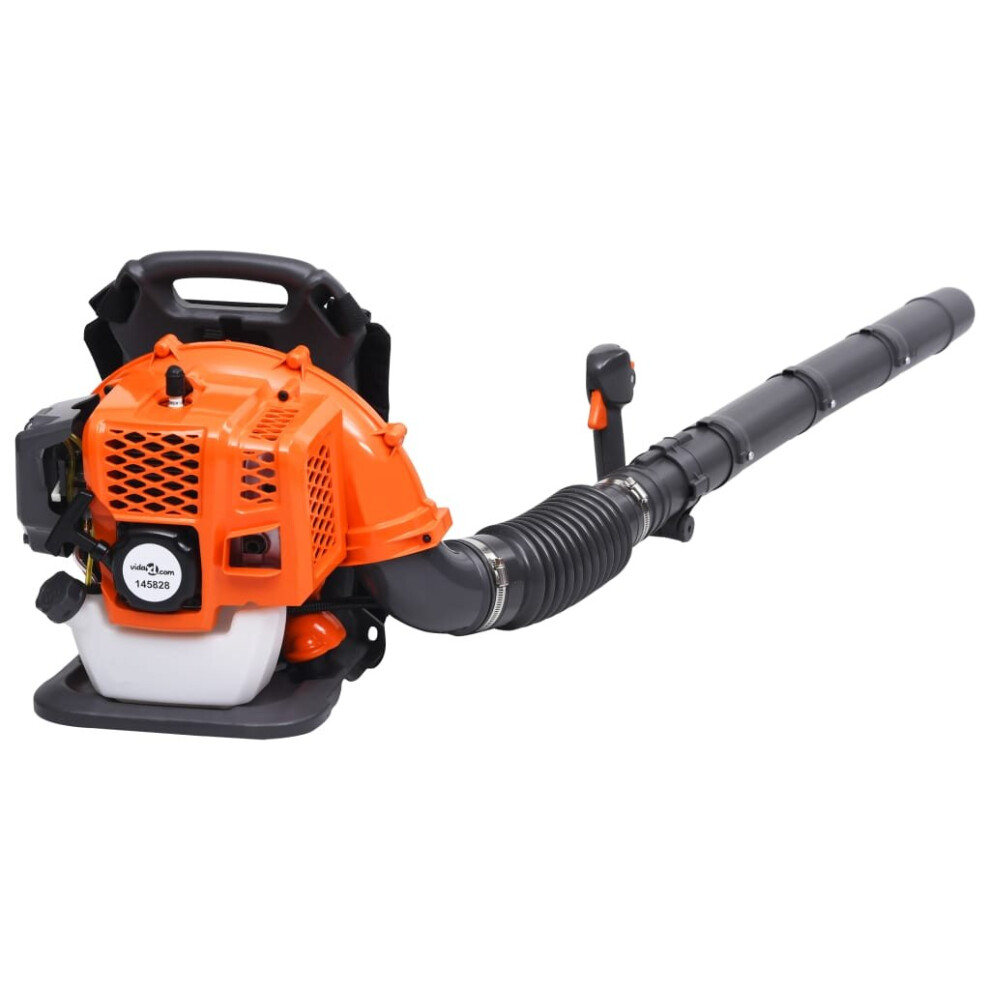 vidaXL Petrol Backpack Leaf Blower 900 mÂ³/h Vacuum Tidy Clean Removal Garden