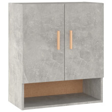 (Concrete grey) vidaXL Wall Cabinet Hanging Storage Cabinet Wall Cupboard Engineered Wood