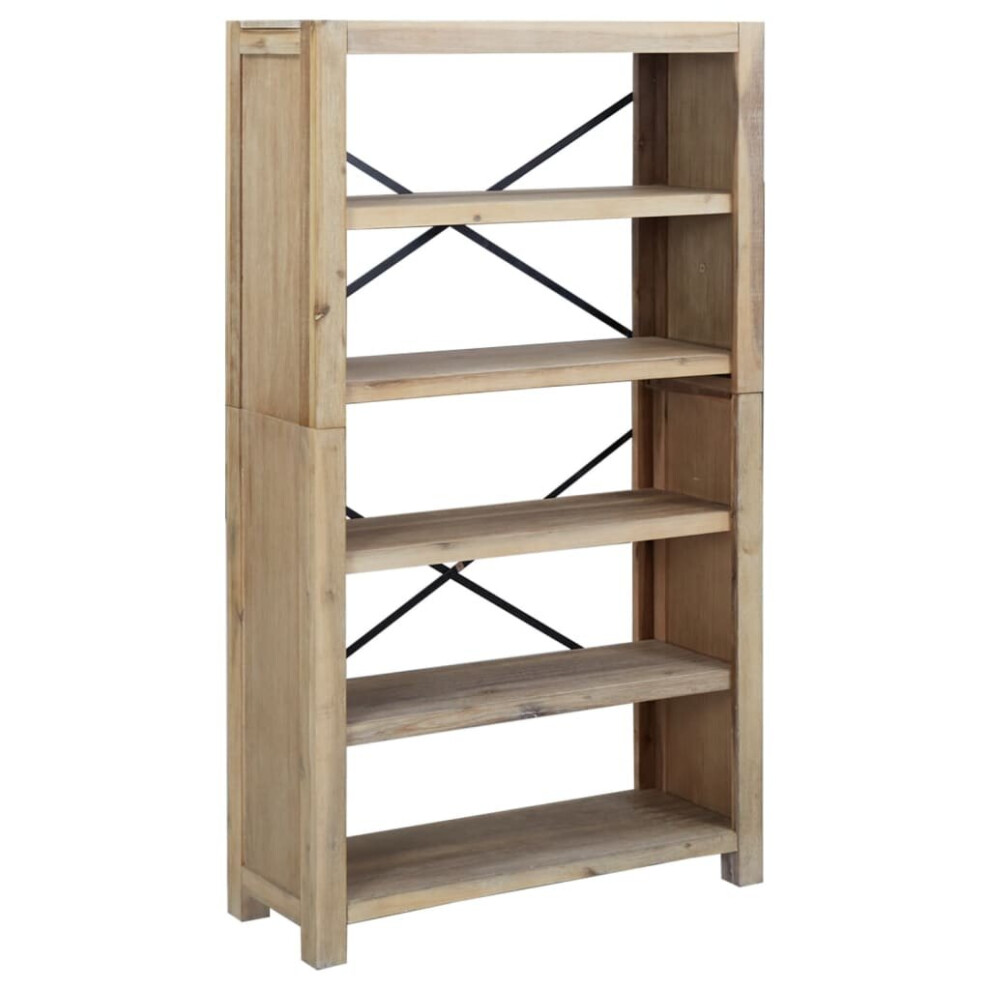 Vidaxl (80 X 30 X 140 Cm) Solid Wood Acacia Bookcase Display Shelf Storage Cabinet Multi Sizes