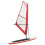 VidaXL vidaXL Inflatable Stand Up Paddleboard with Sail Set Red and White Board Set 1