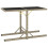 VidaXL vidaXL Gartentisch Beige 1105372 cm Glas und Poly Rattan 1