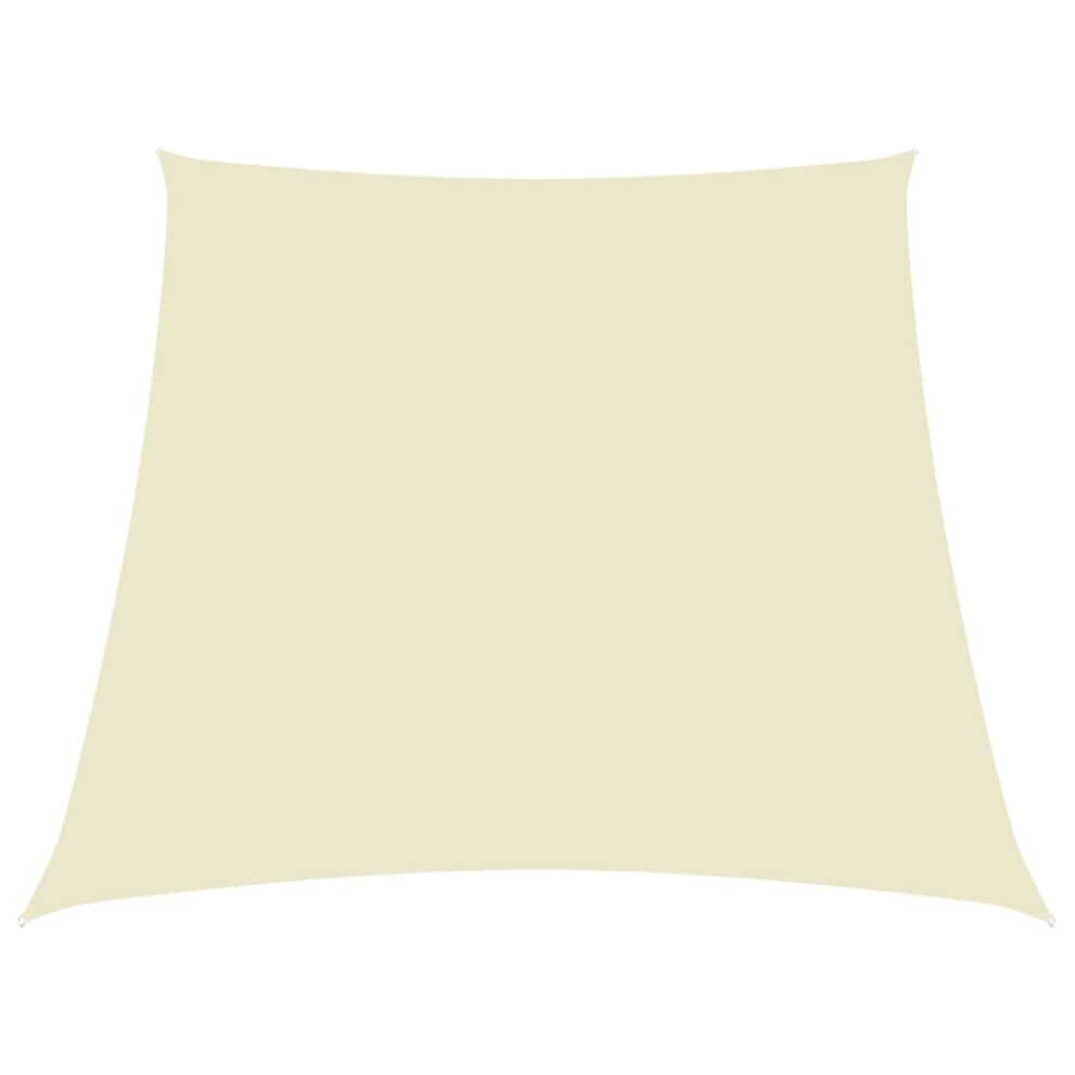 Vidaxl Sunshade Sail Oxford Fabric Trapezium 2/4X3 M Cream Sunscreen Canopy