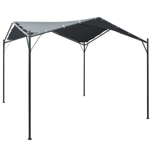 VidaXL vidaXL Pavilion Partyzelt Überdachung 3x3 m Stahl Anthrazit