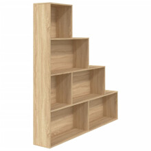 vidaXL reol/opdeler, Sonoma eg, 155x24x160 cm