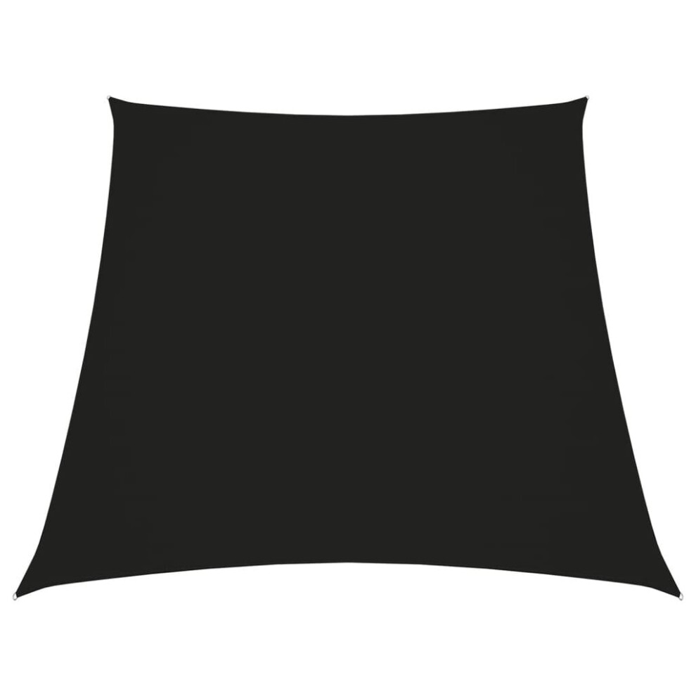 Vidaxl Sunshade Sail Oxford Fabric Trapezium 2/4X3 M Black Sunscreen Patio