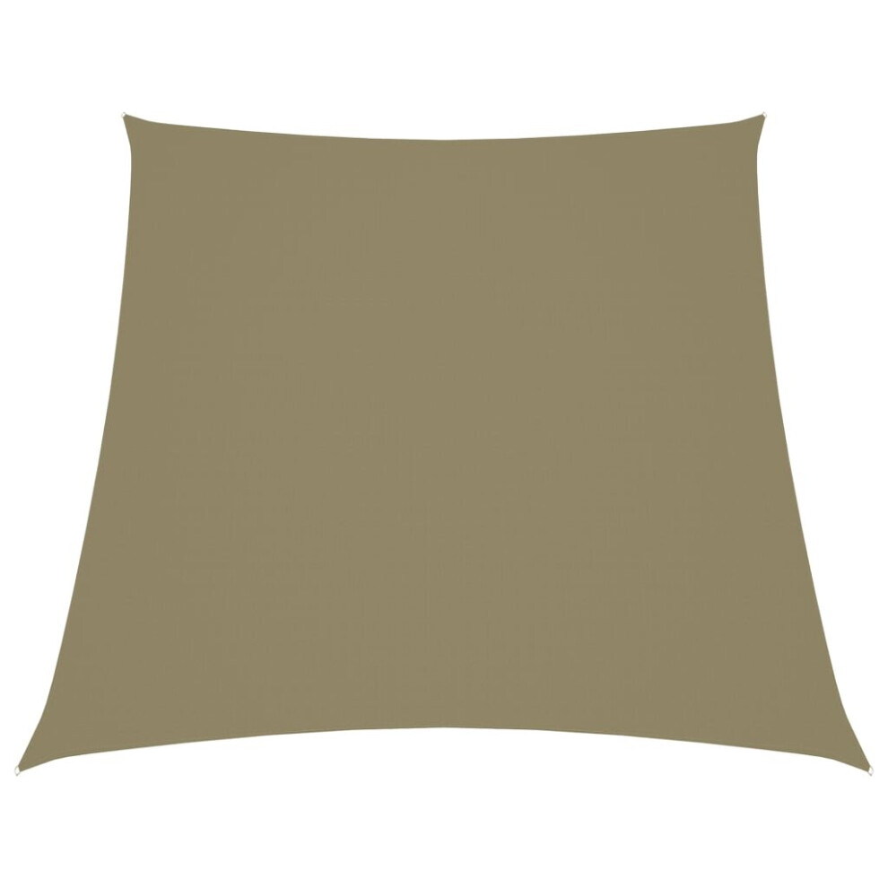 Vidaxl Sunshade Sail Oxford Fabric Trapezium 2/4X3 M Beige Sunscreen Canopy