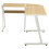 VidaXL vidaXL Corner Desk L-Shaped Oak Office Writing Table WorkStation Computer 8