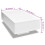 VidaXL vidaXL Coffee Table High Gloss White 85x55x31cm Modern Living Room Furniture 5