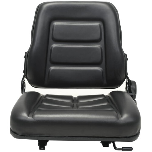 VidaXL vidaXL Forklift & Tractor Seat with Adjustable Backrest Black Digger Part 1