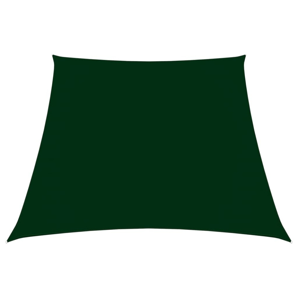 vidaXL Sunshade Sail Oxford Fabric Trapezium 3/5x4 m Dark Green Shade Canopy