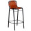 VidaXL vidaXL 2x Bar Stools Genuine Leather Kitchen Counter Seat Chair Furniture 2