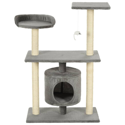 VidaXL vidaXL Katzen-Kratzbaum Sisal 95 cm Grau 2