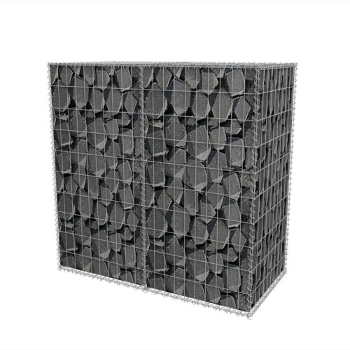 VidaXL vidaXL Gabionenkorb Stahl 10050100 cm 2