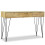 VidaXL vidaXL Solid Teak Console Table 120x35x76cm with 3 Drawers Sideboard Desk 3