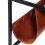 VidaXL vidaXL Coffee Couch End Side Accent Table with Genuine Leather Magazine Holder 8