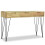 VidaXL vidaXL Solid Teak Console Table 120x35x76cm with 3 Drawers Sideboard Desk 5