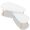 VidaXL vidaXL Solid Pinewood Coffee Table Set 2 Piece White Home Office Side End 5