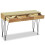 VidaXL vidaXL Solid Teak Console Table 120x35x76cm with 3 Drawers Sideboard Desk 7