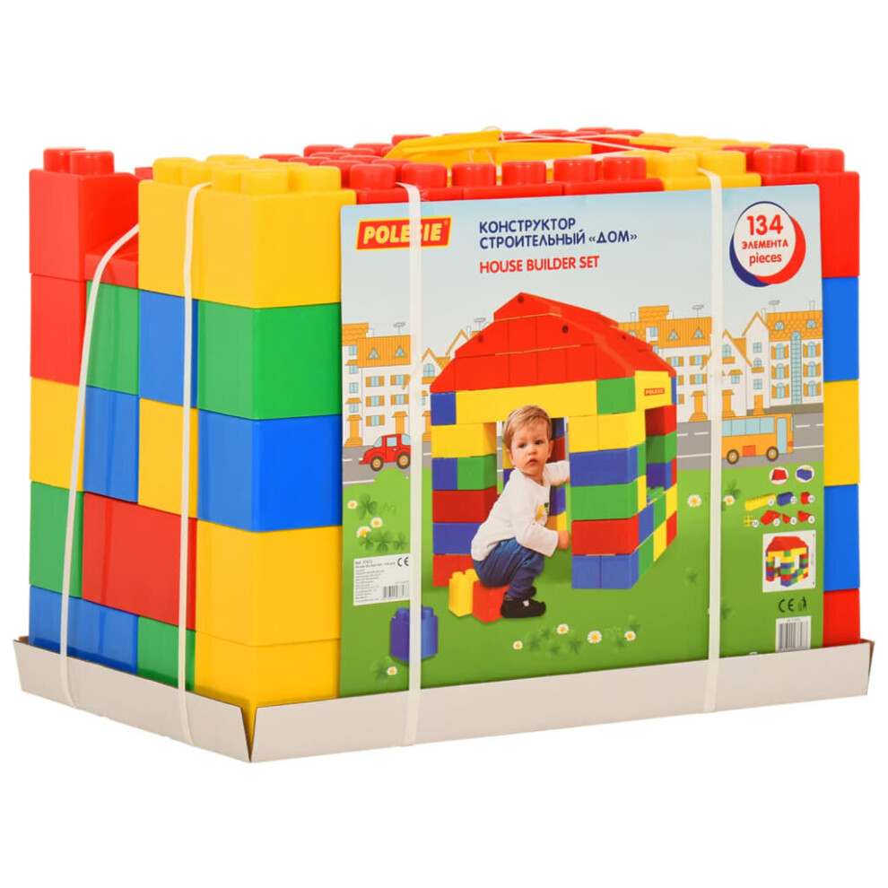 Polesie Wader Block Toys XXL 134 Pieces Stacking Blocks Building Brick Set