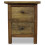 VidaXL vidaXL Nightstand Bedside Cabinet Side Table Bed Table Solid Mahogany Wood 3