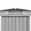VidaXL vidaXL Gartenhaus 257x298x178 cm Metall Grau 6