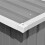 VidaXL vidaXL Gartenhaus 257x298x178 cm Metall Grau 8