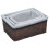 vidaXL 3 Piece Nesting Basket Set Willow Brown Garden Organiser Storage Box 8