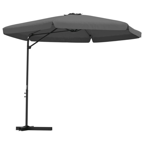 VidaXL vidaXL Sonnenschirm mit Stahlmast 300 cm Anthrazit 1