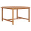 VidaXL vidaXL Solid Teak Wood Garden Table 150cm Kitchen Dining Room Picnic Table 2