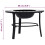 VidaXL vidaXl Mosaic Fire Pit Black & White 68cm Ceramic Tile Firepit Garden Stove 9