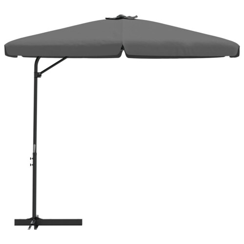VidaXL vidaXL Sonnenschirm mit Stahlmast 300 cm Anthrazit 2