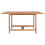 VidaXL vidaXL Solid Teak Wood Garden Table 150cm Kitchen Dining Room Picnic Table 2