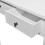 VidaXL vidaXL Dressing Console Table with 2 Drawers White Makeup Vanity Stand Desk 5