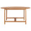 VidaXL vidaXL Solid Teak Wood Garden Table 150cm Kitchen Dining Room Picnic Table 3