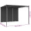 VidaXL vidaXL Gartenpavillon mit Seitenvorhang 3x3x2,25 m Anthrazit 8