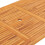 VidaXL vidaXL Solid Teak Wood Folding Garden Table Outdoor Foldable Wooden Table 5
