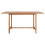 VidaXL vidaXL Solid Teak Wood Garden Table 150cm Kitchen Dining Room Picnic Table 3
