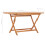 VidaXL vidaXL Solid Teak Wood Folding Garden Table Outdoor Foldable Wooden Table 6