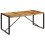 VidaXL vidaXL Solid Mango Wood Dining Table 180cm Industrial Retro Home Kitchen Desk 9