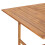 VidaXL vidaXL Solid Teak Wood Garden Table 150cm Kitchen Dining Room Picnic Table 5