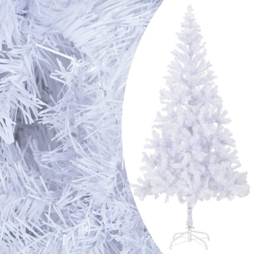 VidaXL vidaXL Artificial Christmas Tree with Steel Stand 210cm 910 Branches Decor 1