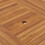 VidaXL vidaXL Solid Teak Wood Garden Table 150cm Kitchen Dining Room Picnic Table 6