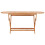 VidaXL vidaXL Solid Teak Wood Folding Garden Table Outdoor Foldable Wooden Table 2