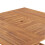 VidaXL vidaXL Solid Teak Wood Garden Table 150cm Kitchen Dining Room Picnic Table 6