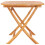 VidaXL vidaXL Solid Teak Wood Folding Garden Table Outdoor Foldable Wooden Table 3