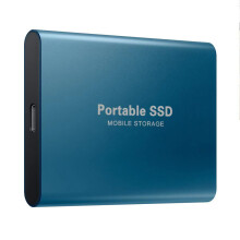 (2TB, blue) External Hard Drive Portable Shockproof Mobile SSD